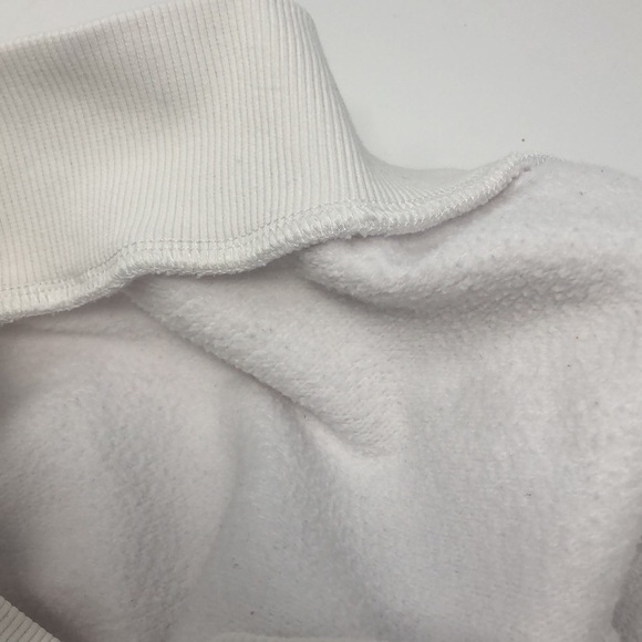Calvin Klein Jeans Pullover Crewneck White Sweatshirt Size Medium - Picture 6 of 8